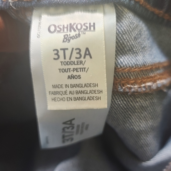 NWT OshKosh B’Gosh Jegging Toddler Girls 3T Medium Wash Jeans - Picture 4 of 8
